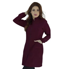 Jaleco Feminino Com Punho e Zíper Vania