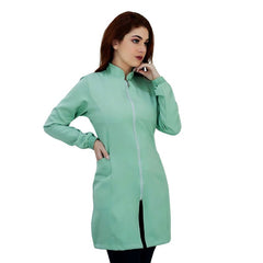 Jaleco Feminino Com Punho e Zíper Vania