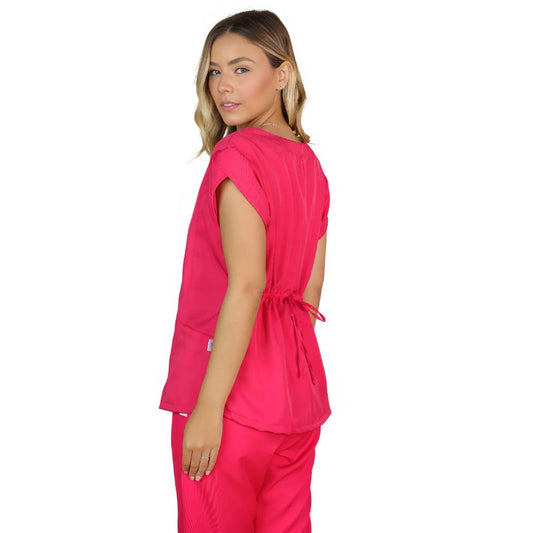 Scrub Feminino Pijama Cirúrgico Liso Paula + Bordado