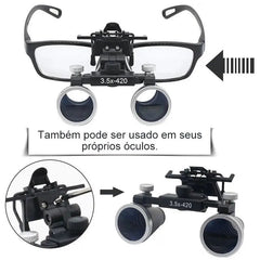 Lupa-Binocular-Profissional-2.5x-e-3.5x-Vision-suporte