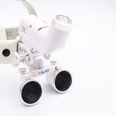 Lupa de Cabeça Cirúrgica Com Fotóforo LED Sem Fio LightPro