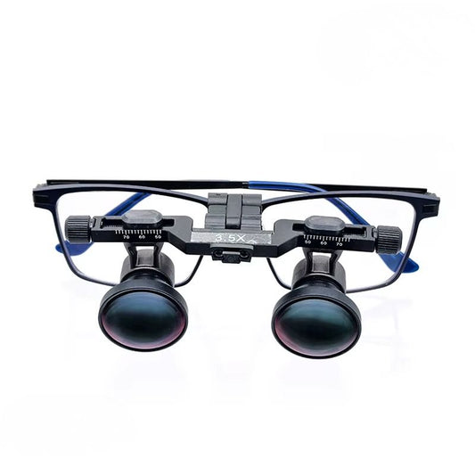 Lupa Binocular Flip-Up Ultraleve Titânio