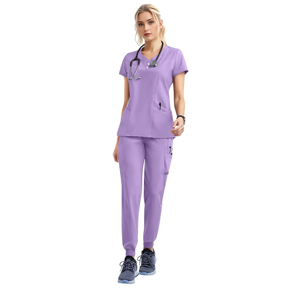 Scrub Feminino Pijama Cirúrgico Liso Yana