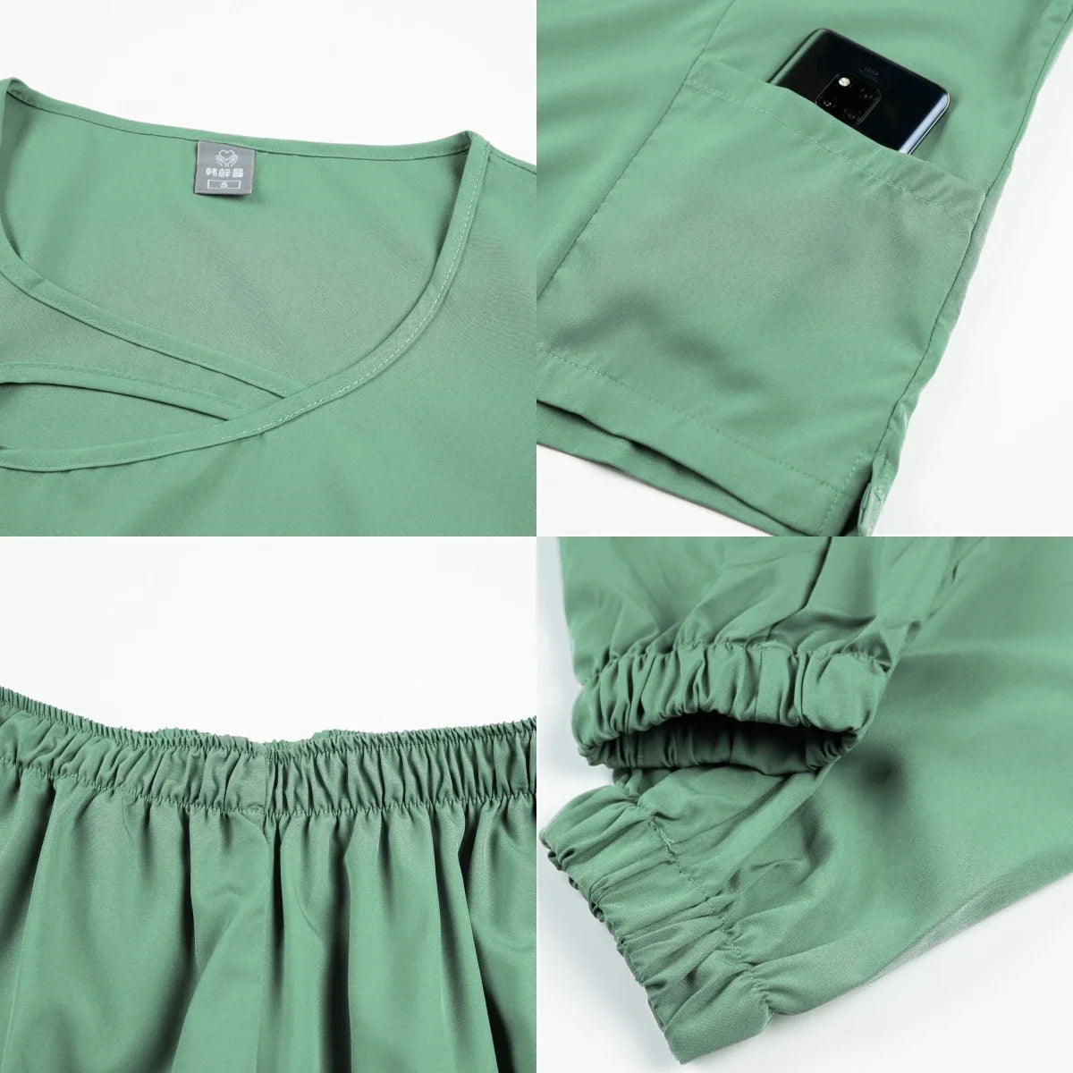Scrub Feminino Pijama Cirúrgico Liso Erica