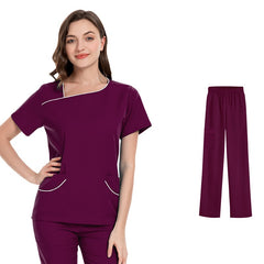 Scrub Feminino Pijama Cirúrgico Liso Alice