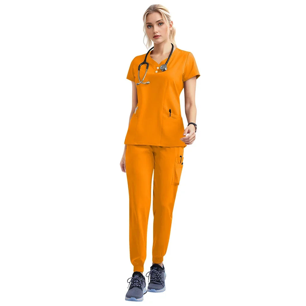 Scrub Feminino Pijama Cirúrgico Liso Yana