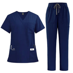Scrub Feminino Pijama Cirúrgico Liso Catia + BRINDE