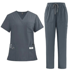 Scrub Feminino Pijama Cirúrgico Liso Catia + BRINDE