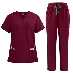 Scrub Feminino Pijama Cirúrgico Liso Catia + BRINDE