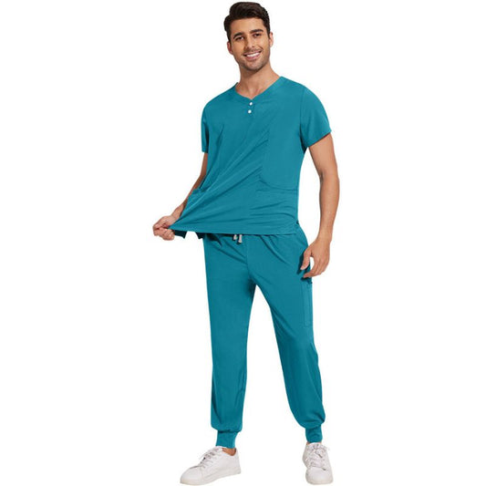 Scrub Masculino Pijama Cirúrgico Liso Jogger Hugo