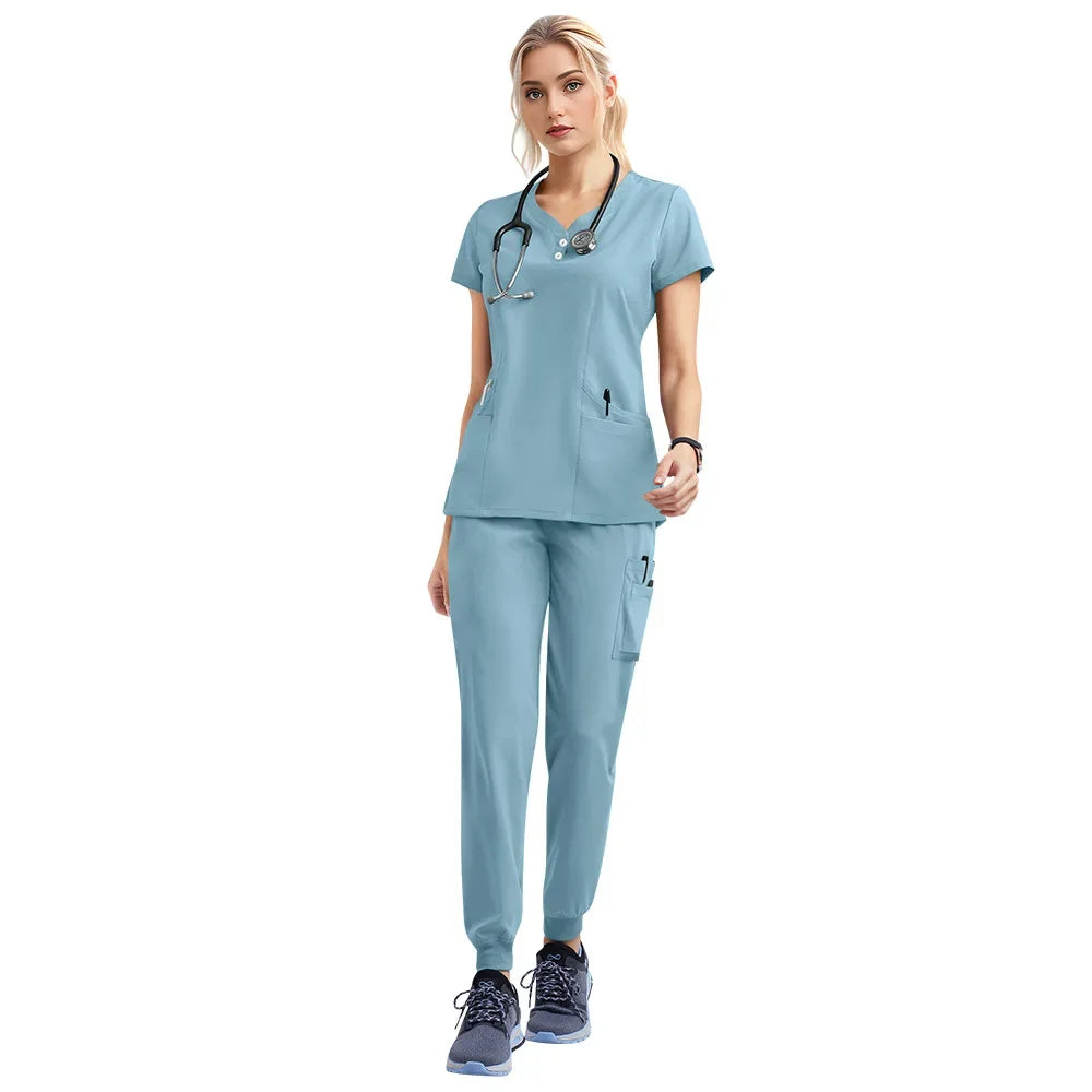 Scrub Feminino Pijama Cirúrgico Liso Yana