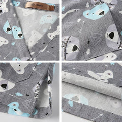 Blusa Scrub Masculino de Algodão Estampado Animais