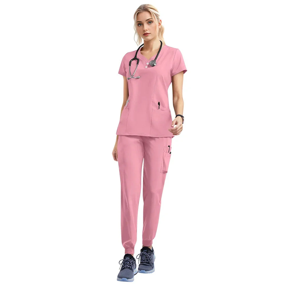 Scrub Feminino Pijama Cirúrgico Liso Yana