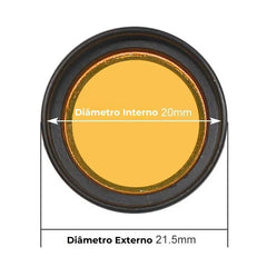 Filtro de Luz Amarela Anti Polimerização