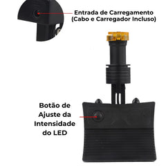Fotóforo LED Para Óculos e Lupas Sem Fio IlluminousPro
