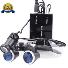 Lupa Binocular com Fotóforo LED 2.5X e 3.5X Essential