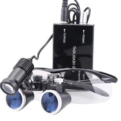 Lupa Binocular com Fotóforo LED 2.5X e 3.5X Essential