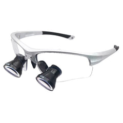 Lupa Binocular Personalizável Com Grau OptiMax 2.5X 3.0X e 3.5X