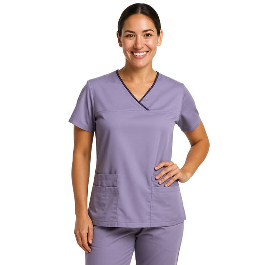 Scrub Feminino Pijama Cirúrgico Liso Angela + BRINDE