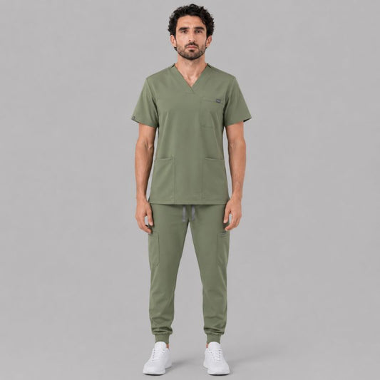 Scrub Masculino Pijama Cirúrgico Jogger Liso Carlos