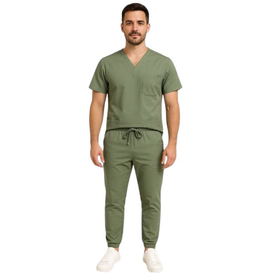 Scrub Masculino Pijama Cirúrgico Jogger Liso Carlos