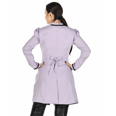 Jaleco Feminino Acinturado Gola Laço Flavia