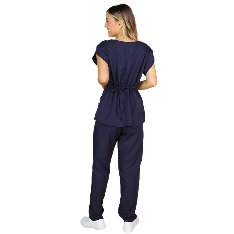 Scrub Feminino Pijama Cirúrgico Liso Paula + Bordado