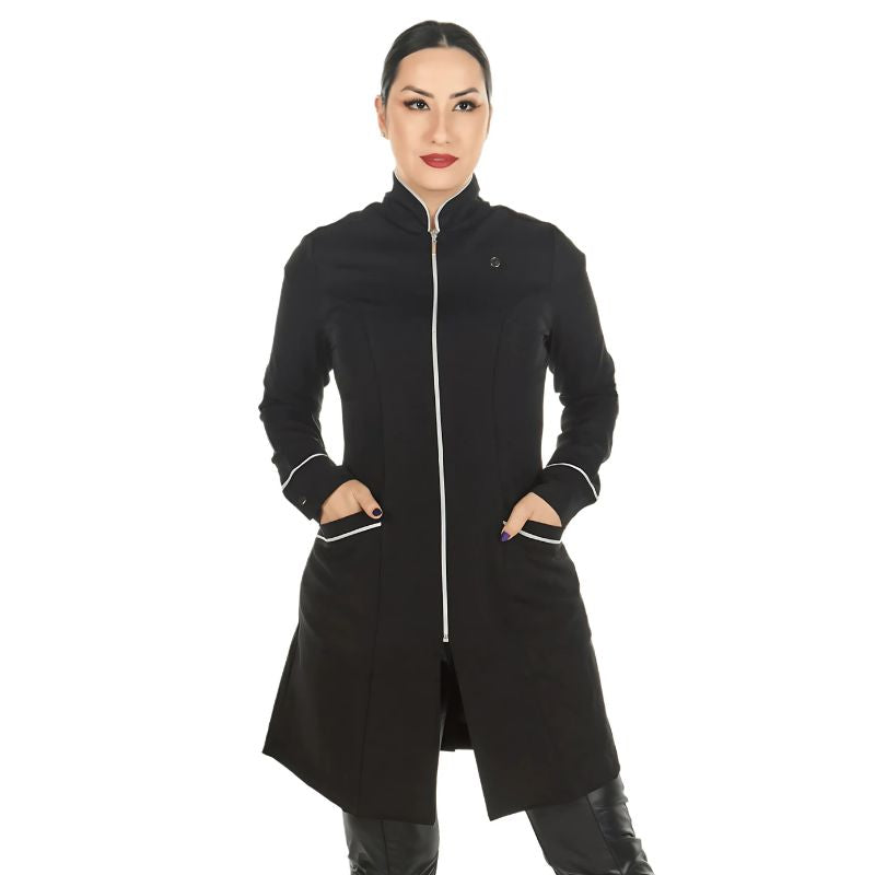 Jaleco Feminino Acinturado Com Zíper Raquel