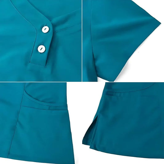 Scrub Feminino Pijama Cirúrgico Liso Yana