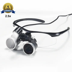 Lupa Binocular com Fotóforo LED 2.5X e 3.5X Essential