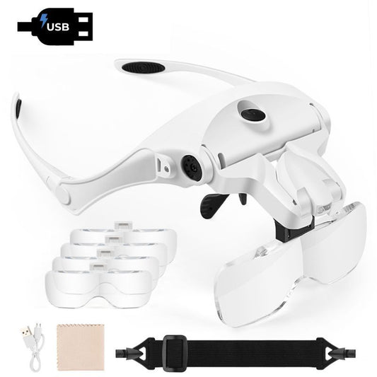 Lupa Binocular Odontológica com Fotóforo LED Perspective