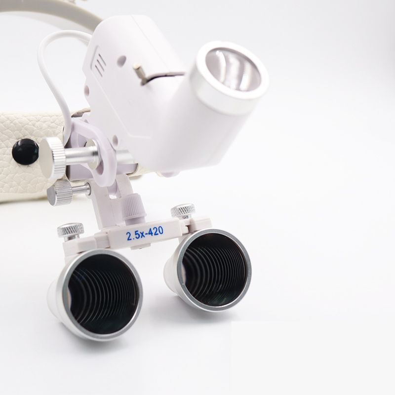 Lupa-de-Cabeca-Cirurgica-Com-Fotoforo-LED-Sem-Fio-LightPro_8_lente