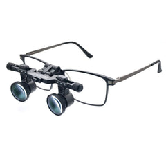 Lupa Binocular Flip-Up Ultraleve Titânio