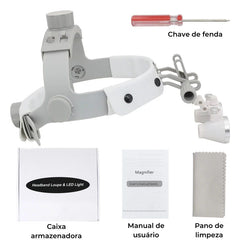 Lupa Binocular Profissional 3.5X Surgical