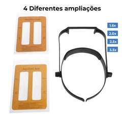 Lupa Binocular Odontológica de Cabeça Traditional