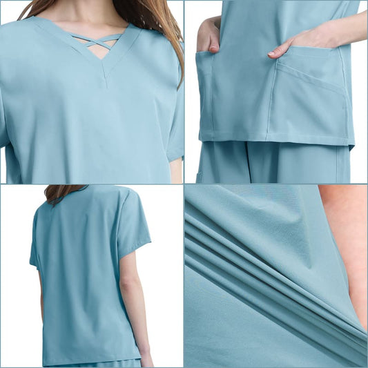 Scrub Feminino Pijama Cirúrgico Liso Nayra