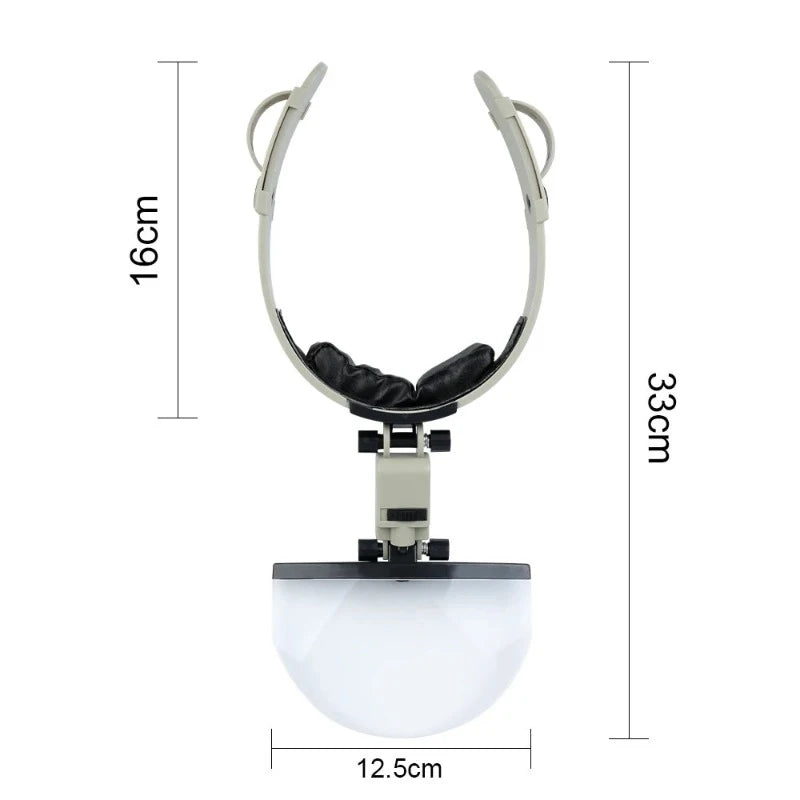 Lupa Binocular Odontológica com LED Amplify - Vitally PRO