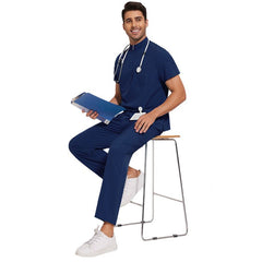 Scrub Masculino Pijama Cirúrgico Liso Flavio + BRINDE
