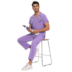 Scrub Masculino Pijama Cirúrgico Liso Mario + BRINDE