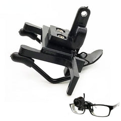 Grampo Adaptador De Lupa Binocular Em Óculos De Grau
