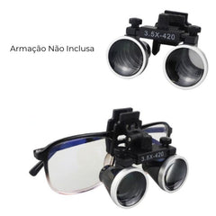 Lupa Binocular Avulsa De Óculos Vision