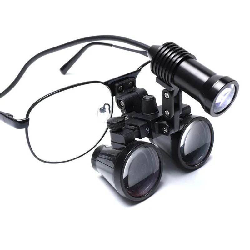 Lupa Binocular com Fotóforo LED 2.5X e 3.5X Essential Plus