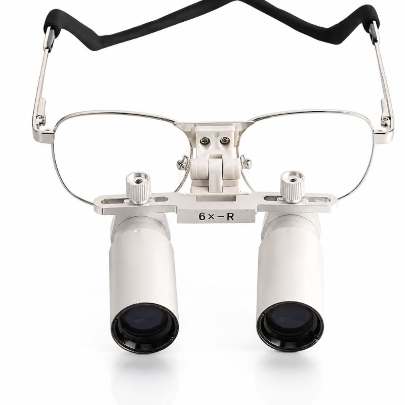 Lupa Binocular Profissional 4X 5X e 6X Vision Premium