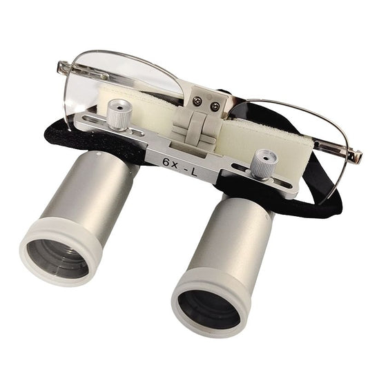 Lupa Binocular Profissional 4X 5X e 6X Vision Premium