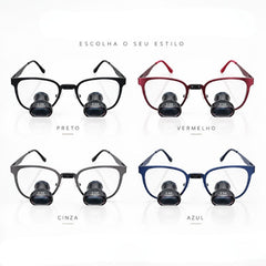 Lupa Binocular TTL 2.5x 3.0x e 3.5x Sirius