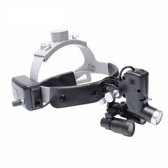 Lupa de Cabeça Cirúrgica Com Fotóforo LED Sem Fio 4X 5X 6X e 8X LightPro Black