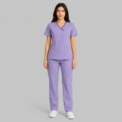Scrub Feminino Pijama Cirúrgico Liso Angela + BRINDE