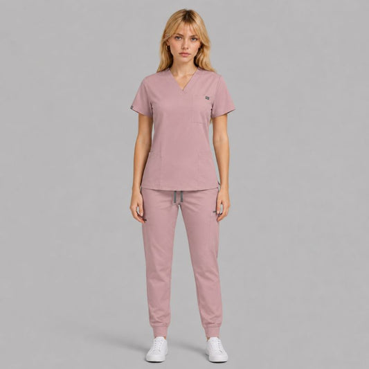Scrub Feminino Pijama Cirúrgico Jogger Liso Carla