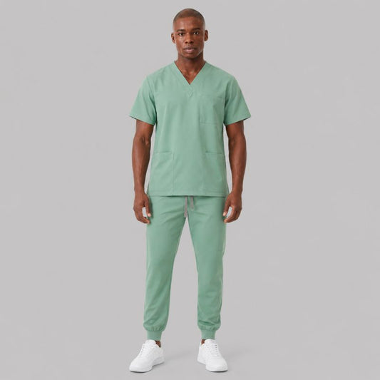 Scrub Masculino Pijama Cirúrgico Liso Joao + BRINDE