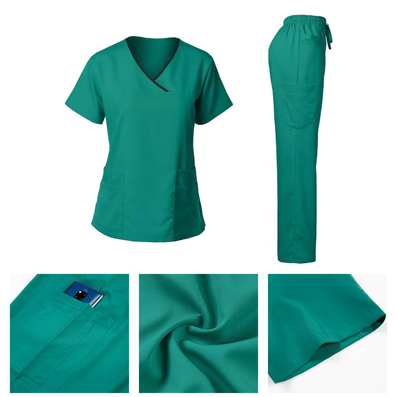 Scrub Feminino Pijama Cirúrgico Liso Angela